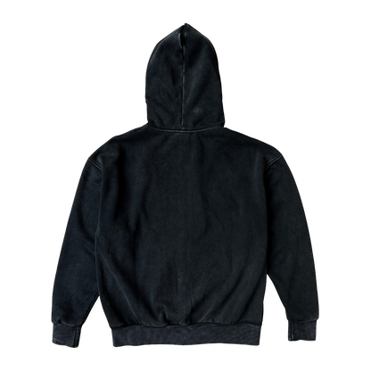 UNIFORM 0 ZIP HOODIE [BLACK]