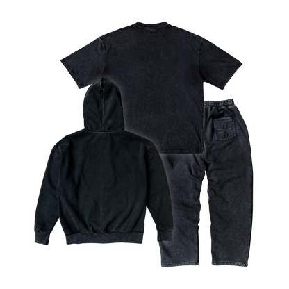 UNIFORM 0 TEE & TRACKSUIT [BLACK]